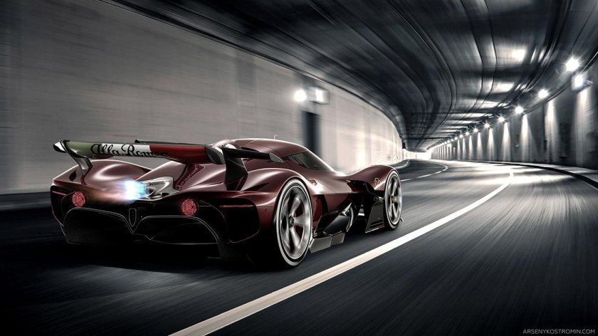 Alfa-Romeo 8c-r Tazio.