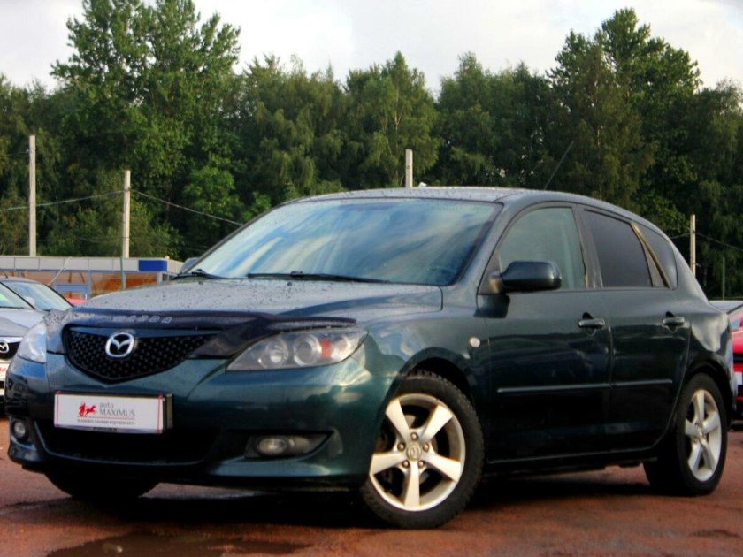 Mazda 3 BK зеленая