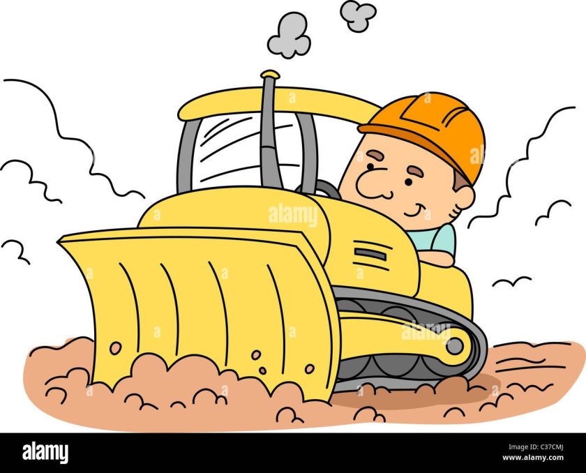 Бульдозерист для детей