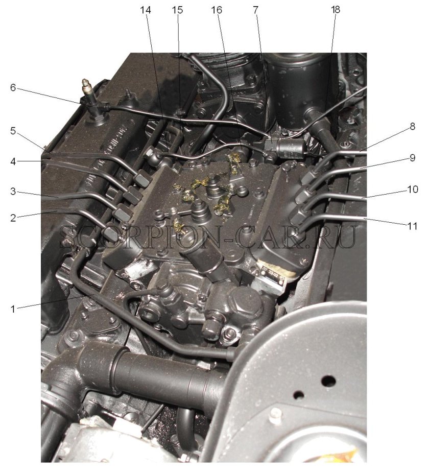 Топливная система КАМАЗ 740 евро 4