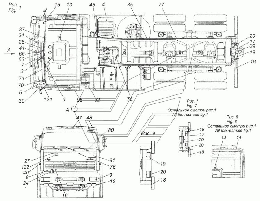 КАМАЗ 65111 габариты