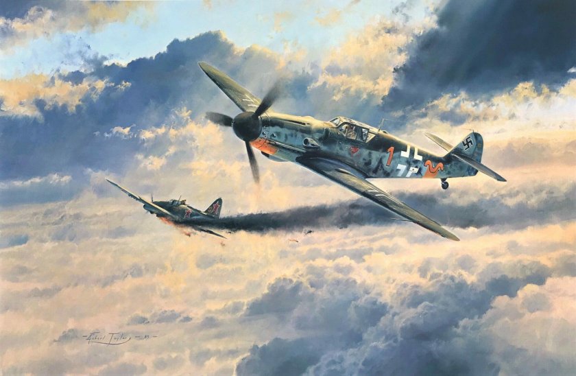 Мессершмитт 109 воздушный бой