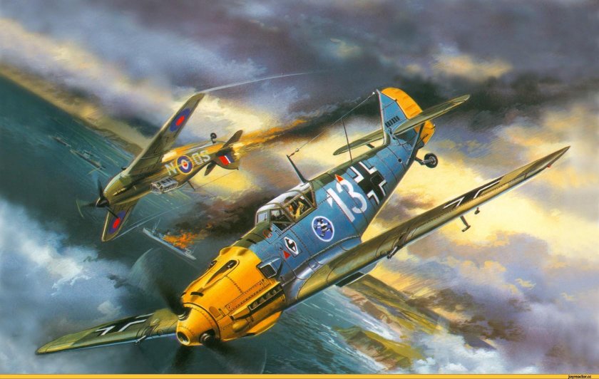 Самолет Messerschmitt bf.109 арт