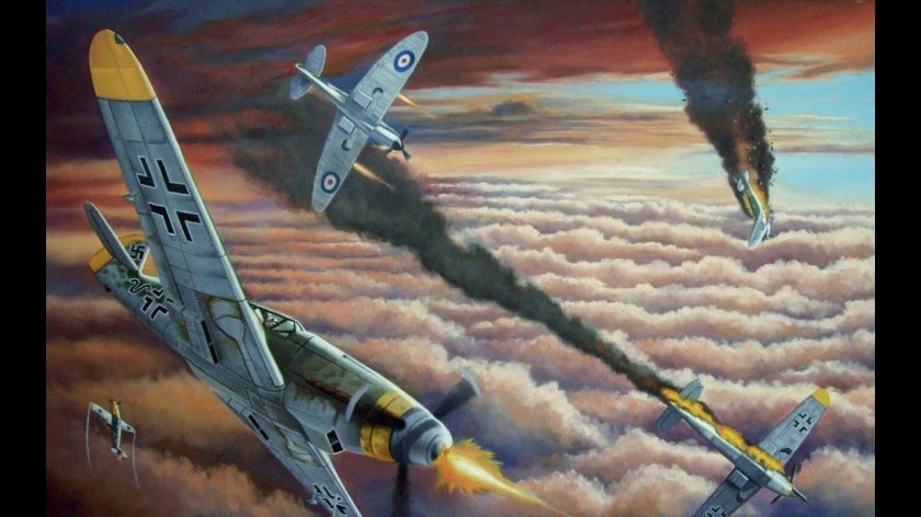 Messerschmitt bf 109 воздушный бой