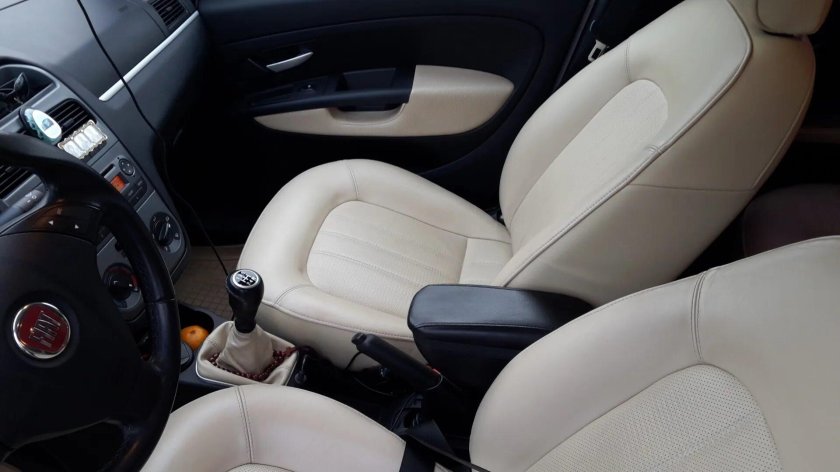 Кожаный салон Fiat linea