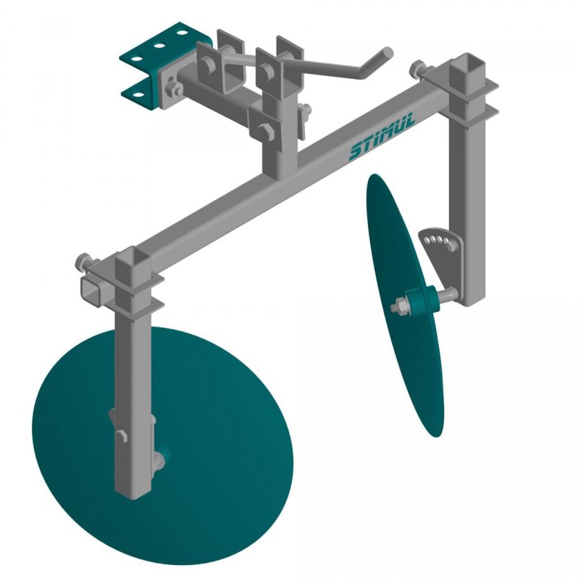Окучник 2-х рядный со сцепкой стандарт эко