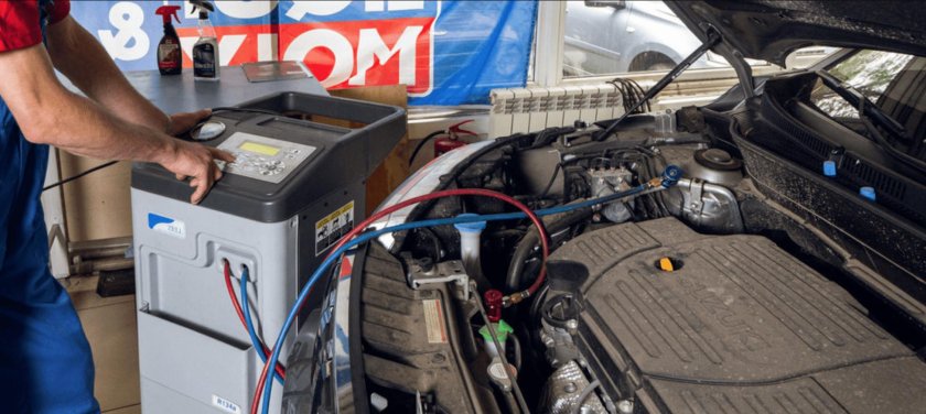 Заправка кондиционера в автомобиле