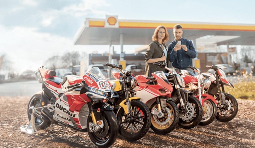 Мотоциклы Дукати Шелл