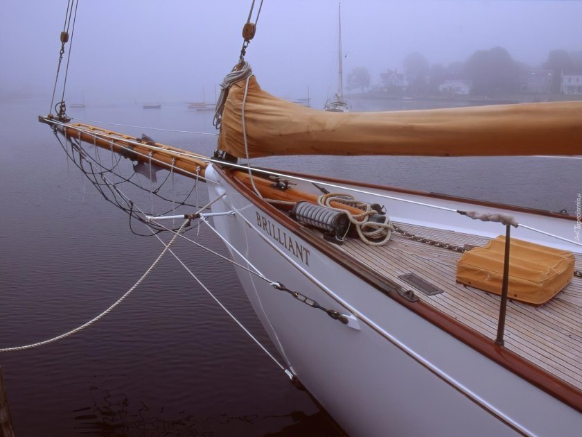 Палуба яхты