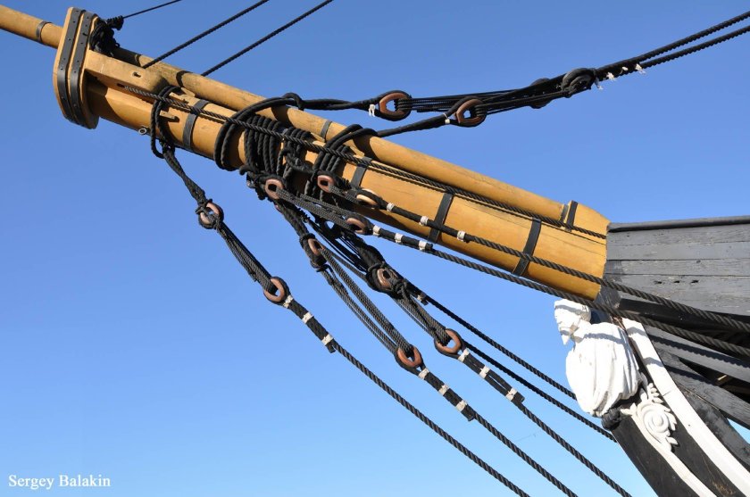 Такелаж бушприта парусника