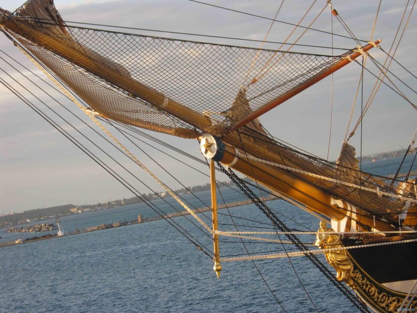 Бушприты парусных кораблей