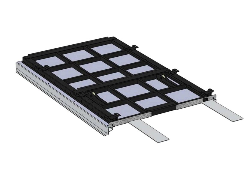 Выдвижная платформа для автомобиля