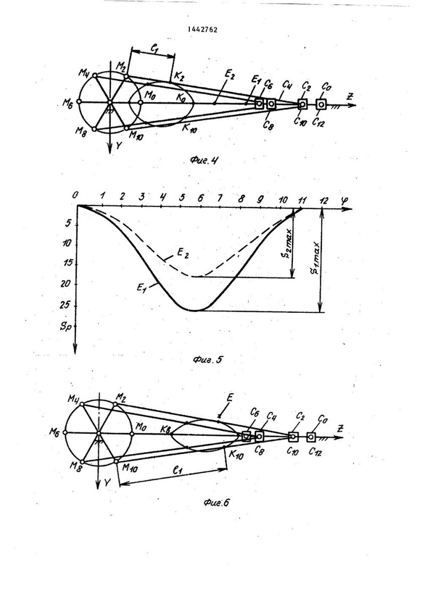 Структурная схема Кривошипно-ползунного механизма