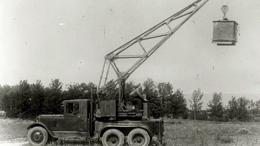 Автокран АК-3 на шасси ЗИС-6