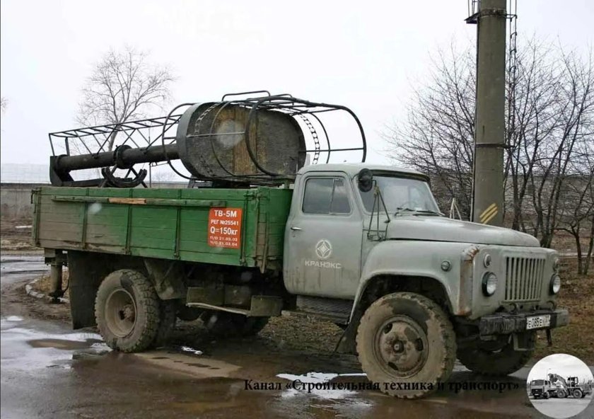 ГАЗ 53 телескопическая автовышка