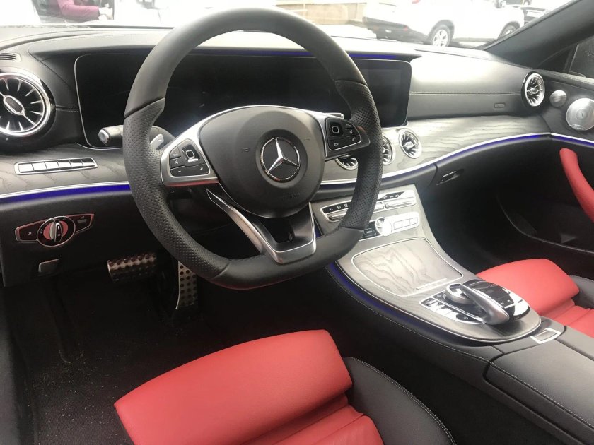 Мерседес е200 купе салон