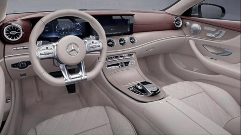 Е купе Мерседес 2021 салон