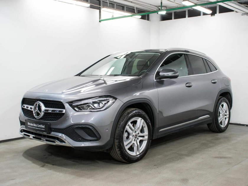 Мерседес GLA серый