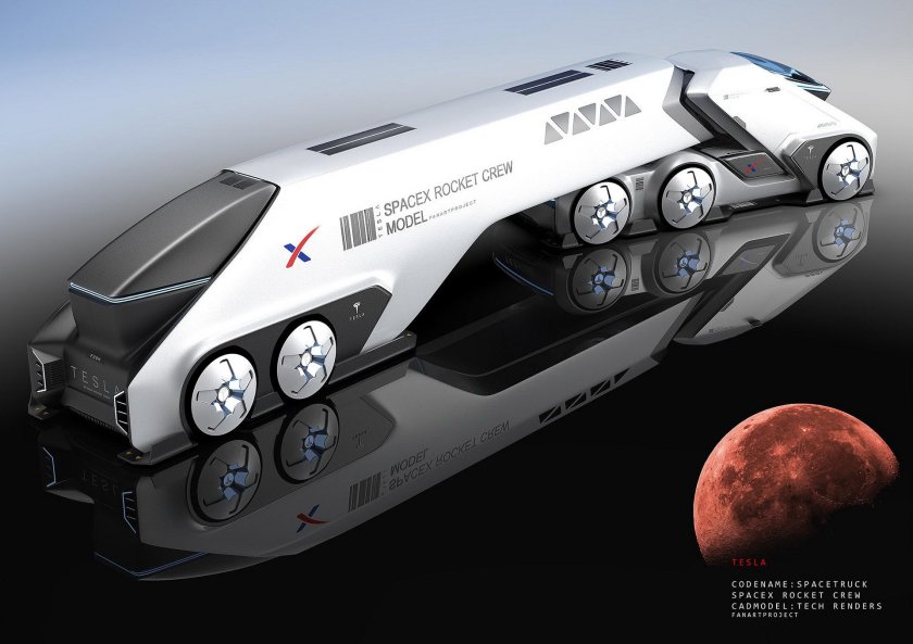 Тягач Тесла концепт