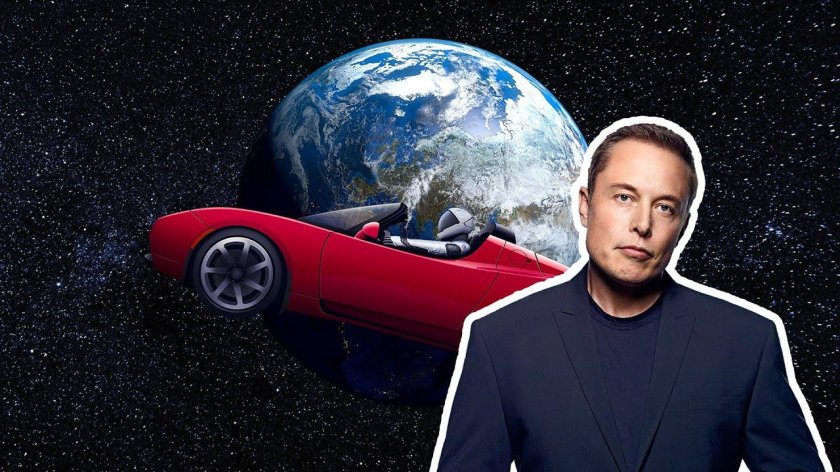 Tesla Roadster Илона маска