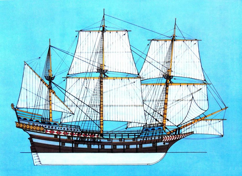 Галеон 16 века