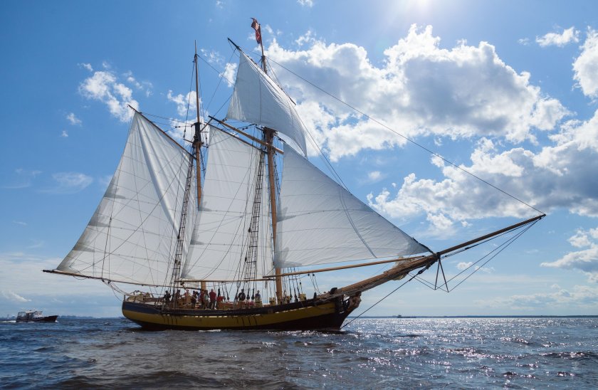 Двухмачтовая парусная шхуна «Грумант-58»