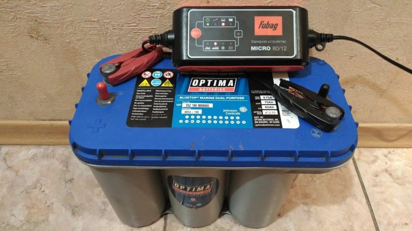 Зарядка гелевого аккумулятора 12в
