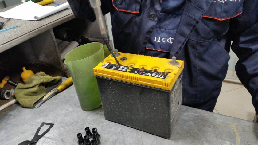 АКБ для экскаватора КАМАЗ