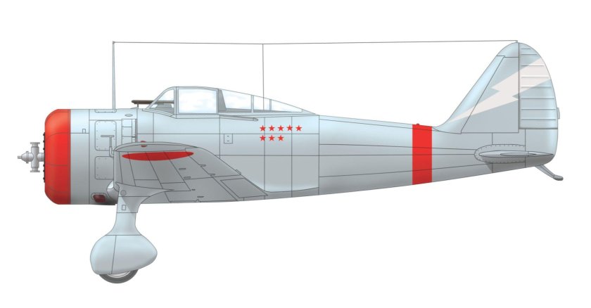 Ki-27a японский истребитель