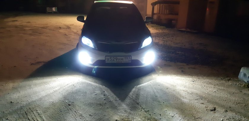 Противотуманные led лампы Kia Rio 4