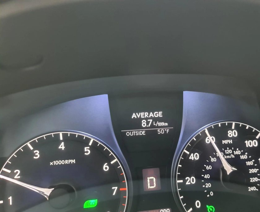 Расход топлива Лексус РХ 350