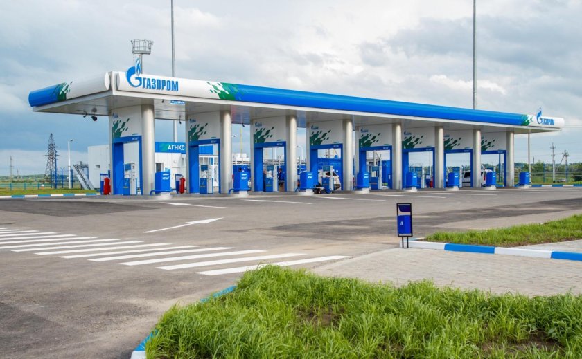 АГНКС метан заправки Газпром