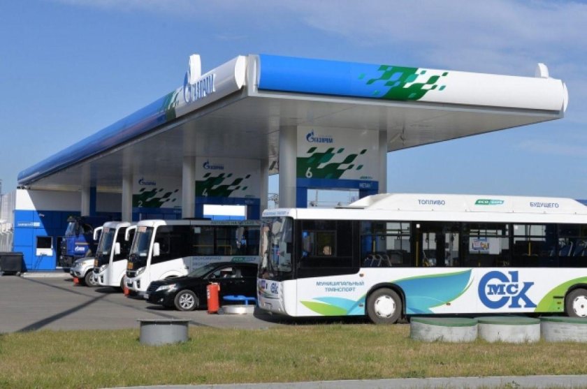 АГНКС Газпром газомоторное топливо