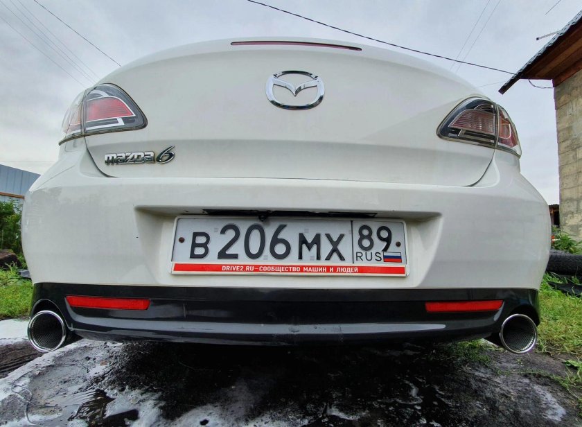 Mazda 6 GH насадки на глушитель