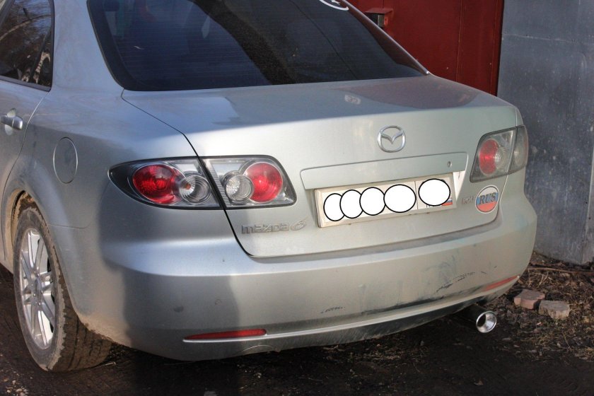 Глушитель Мазда 6 gg 1.8