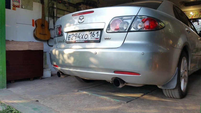 Выхлоп Мазда 6 gg 2.0