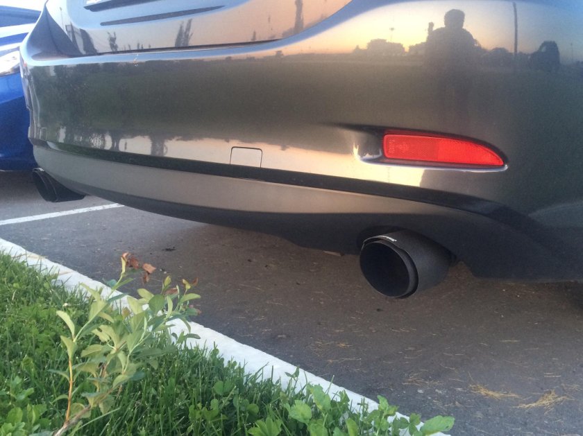 Мазда 6 насадки Акрапович