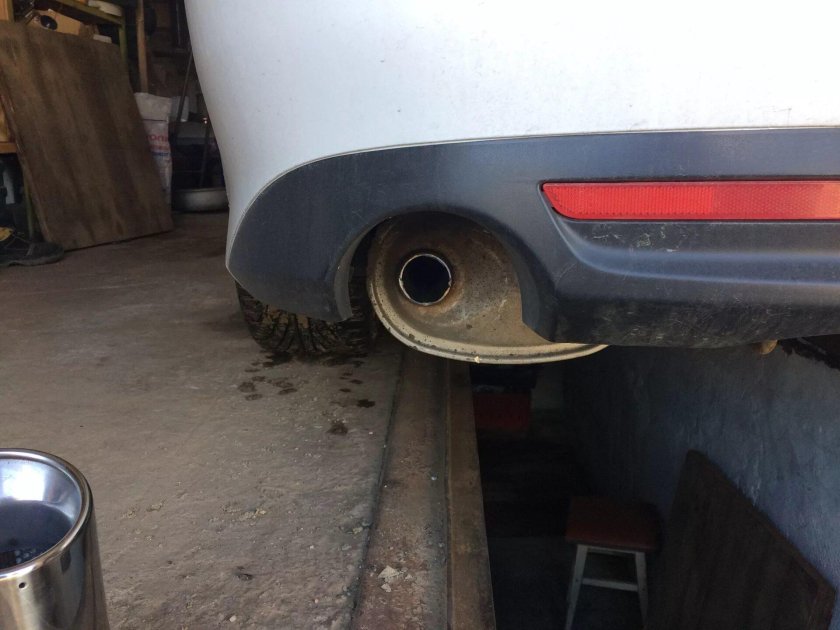 Mazda 6 GH насадки на глушитель