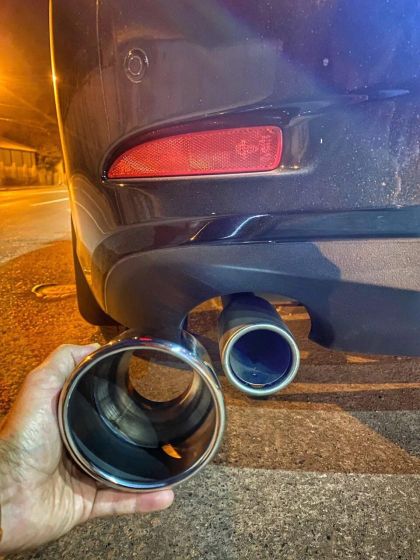 Насадка на глушитель Мазда 3 BL