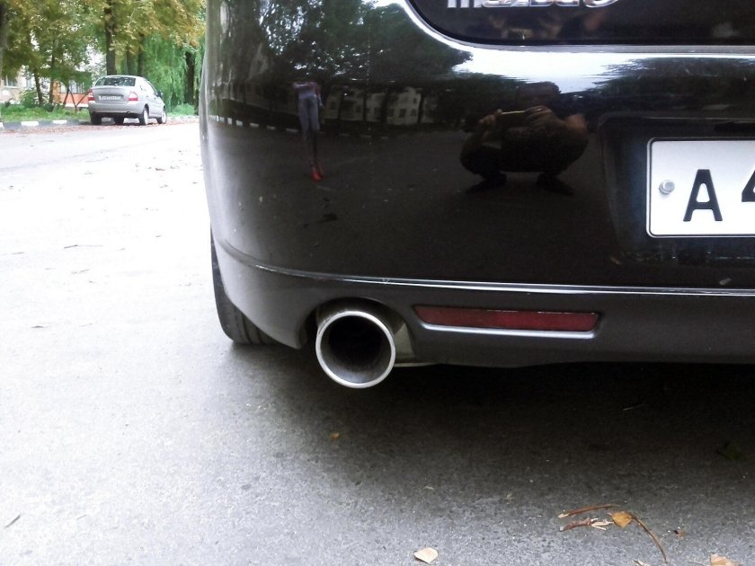 Насадка на глушитель Мазда 6 GH 1.8