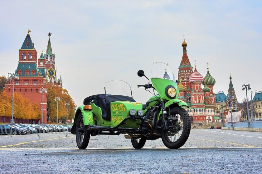 Мотоцикл Урал Хохлома