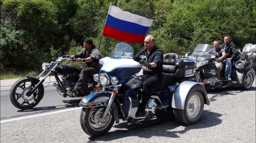 Путин на Harley-Davidson