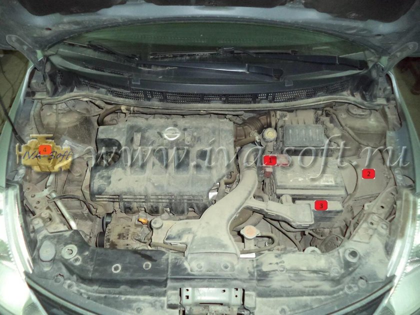 Блок АБС Nissan Tiida 2008