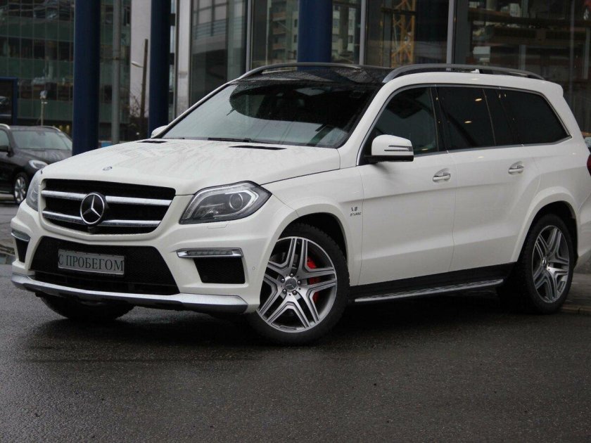 Gl AMG 63 белый