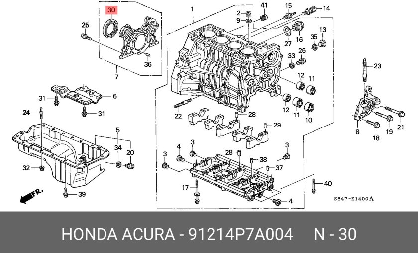 Датчик детонации Хонда Одиссей f23a