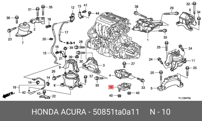Схема двигателя k24z3