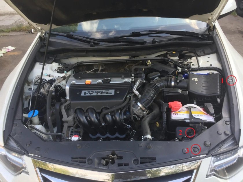 Honda Accord 8 под капотом