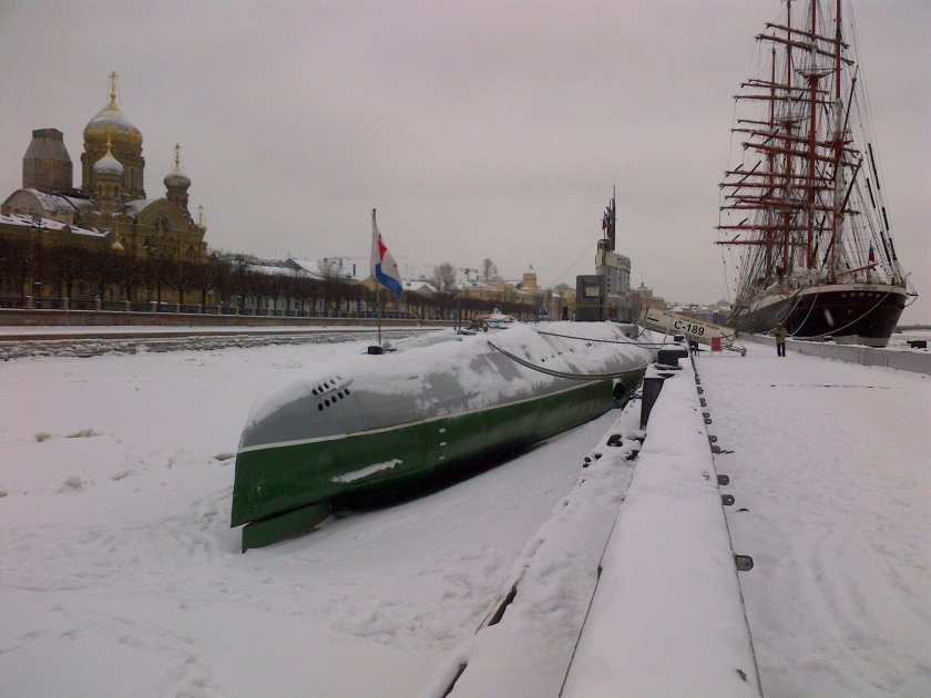 Музей подводная лодка с-189 в Санкт-Петербурге
