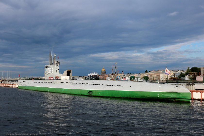 Музей подводная лодка с-189 в Санкт-Петербурге