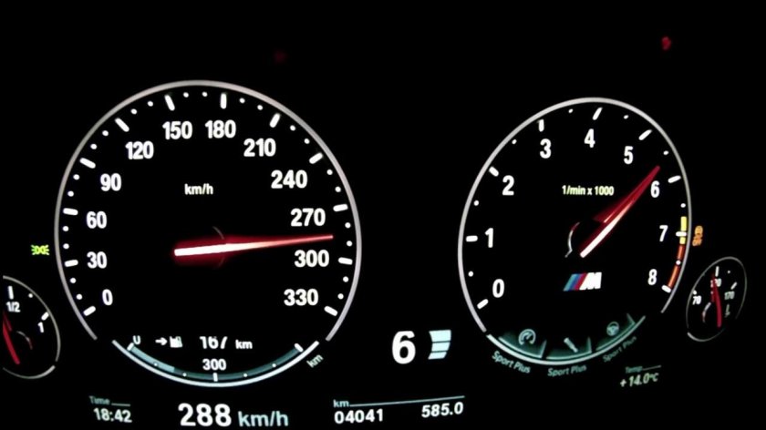 M5 f10 спидометр